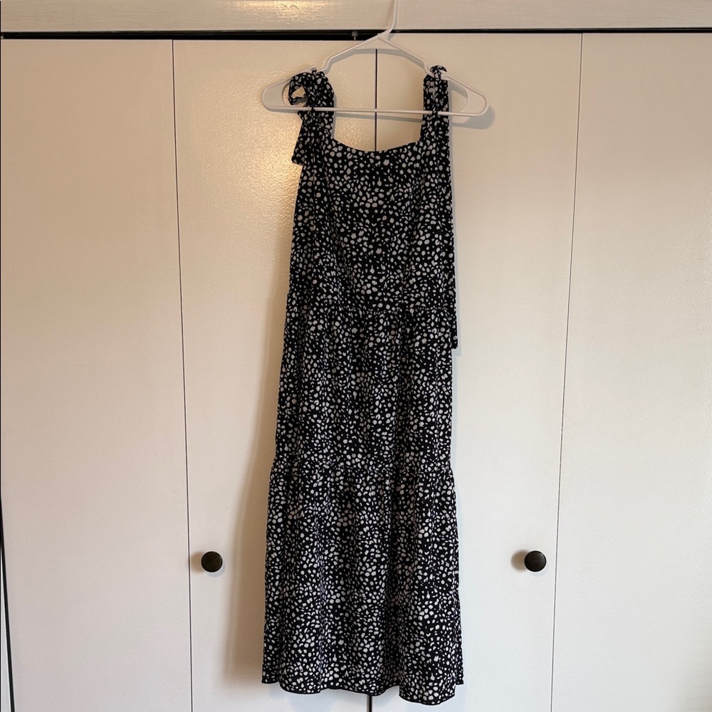 Black and White Polka Dot Dress